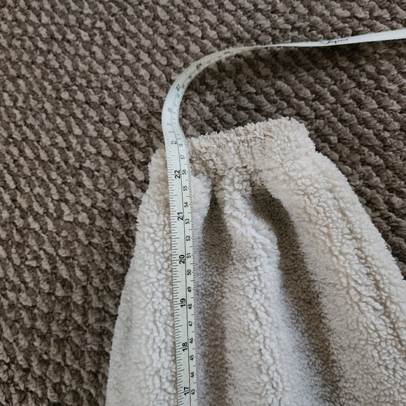 Frame Sherpa Fleece Oversized Off White Jacket Womens Size S - Picture 9 of 14